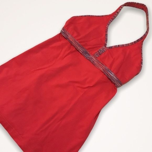 LULULEMON Hip Halter Space Dye Coral Tank - Picture 2 of 9